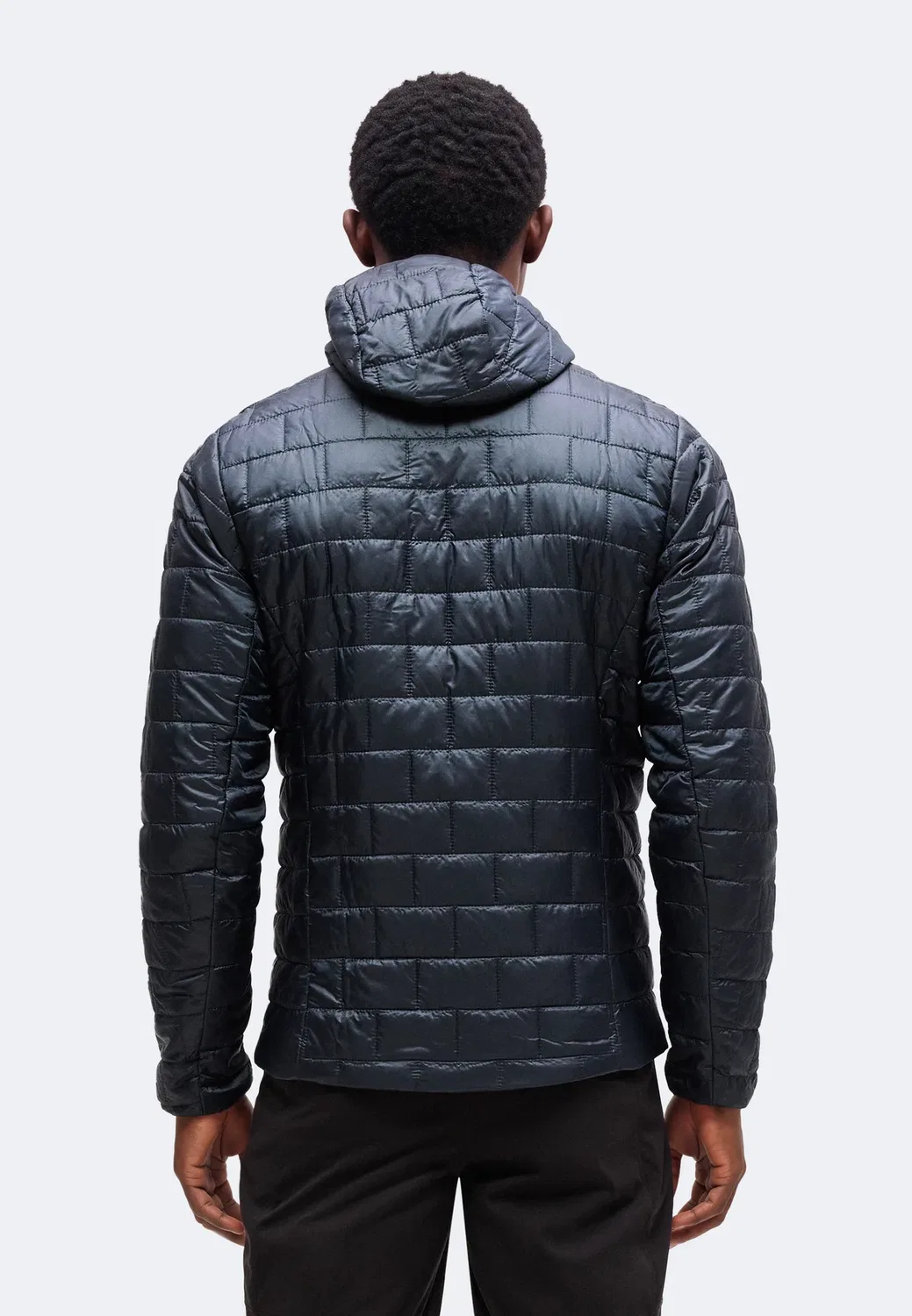 Худи Nano puff - куртка для активного отдыха Patagonia, Smolder Blue — фото 3