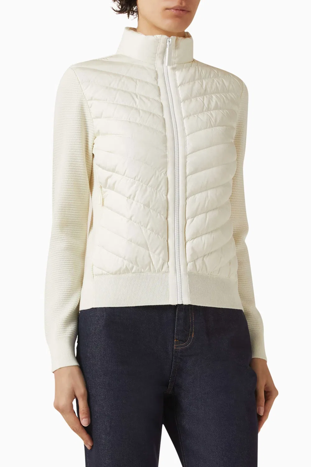 Куртка вязаная HyBridge Canada Goose, белый