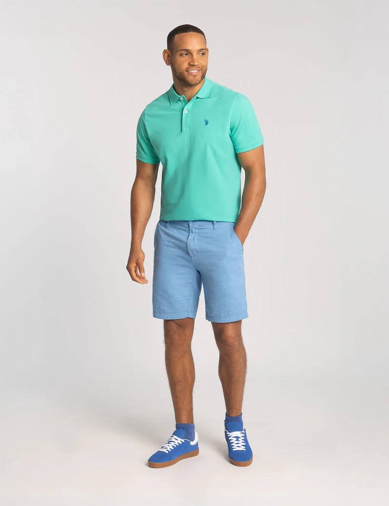 

Шорты U.S. Polo Assn Dobby Pattern Mason, светло-голубой