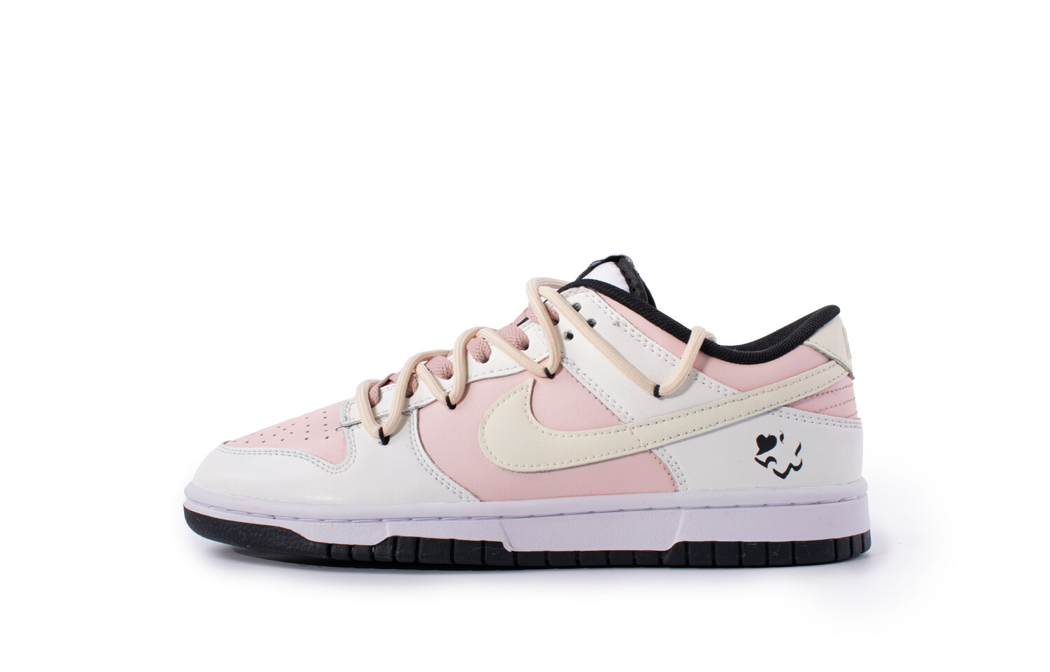 

Кроссовки Nike Dunk Skateboarding Shoes Men Low-top White/pink, розовый