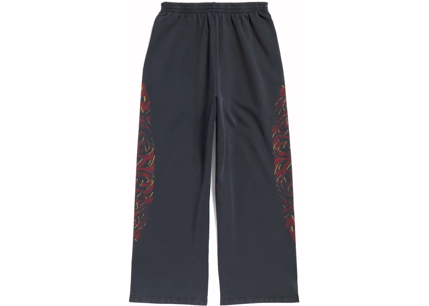 Мужские спортивные штаны мешковатые Balenciaga Offshore Baggy Sweatpants, Black Faded — фото 2