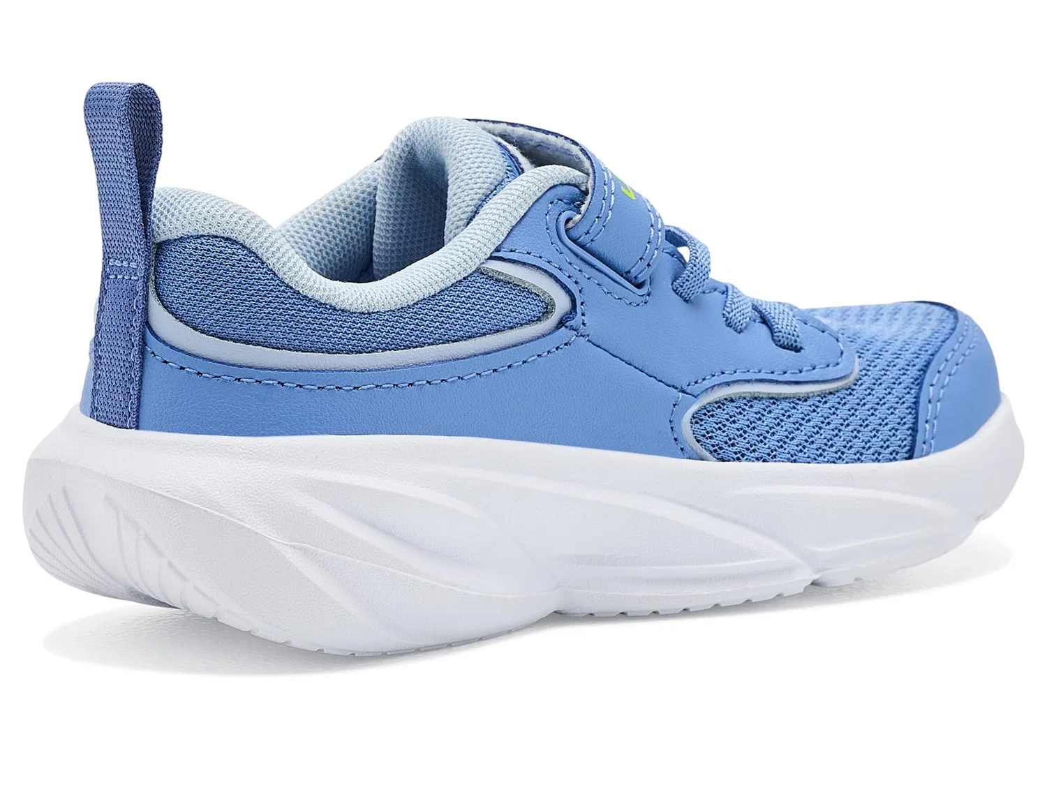Детские кроссовки Pre School Surge 5 с альтернативной застежкой (для малышей) Under Armour Kids, Blue Float/Spackle Blue/Green Citrine — фото 4
