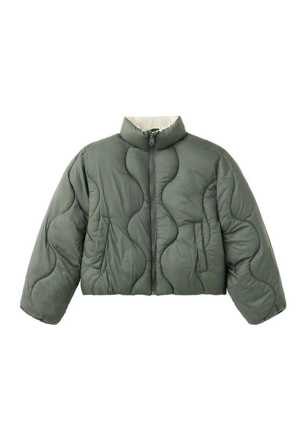 Детская зимняя куртка Mango Kids, Khaki