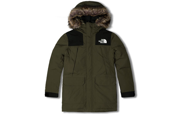 

Пуховик мужской зеленый The North Face, зеленый