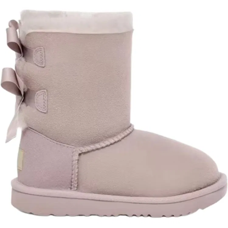 Детские ботинки для малышей с защитой от скольжения и износа Bailey Bow II, UGG, Beige — фото 3