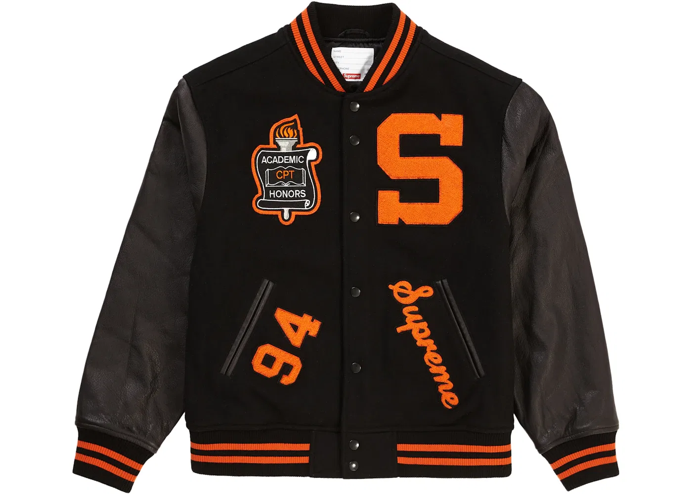 Мужская куртка с принтом Supreme Jacket, Black