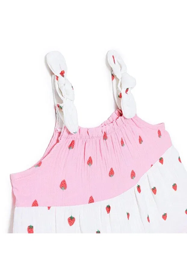 Детское платье для девочек с принтом Hellobaby berry belle dress Ebebek Hello Baby, Pink Printed — фото 3