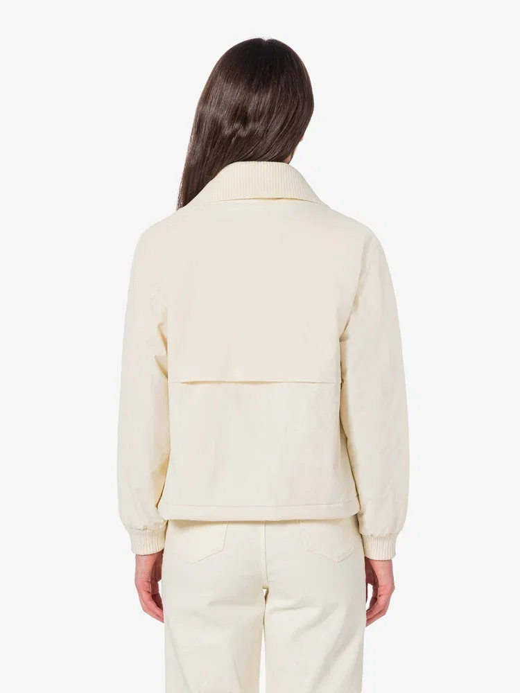 Пуховик LACOSTE White, BF423E-56G 70V, нейлон и шерсть — фото 3