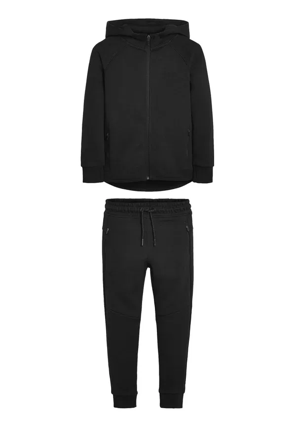 Спортивный костюм, хлопок, Set - tracksuit, Next, New Black, черный