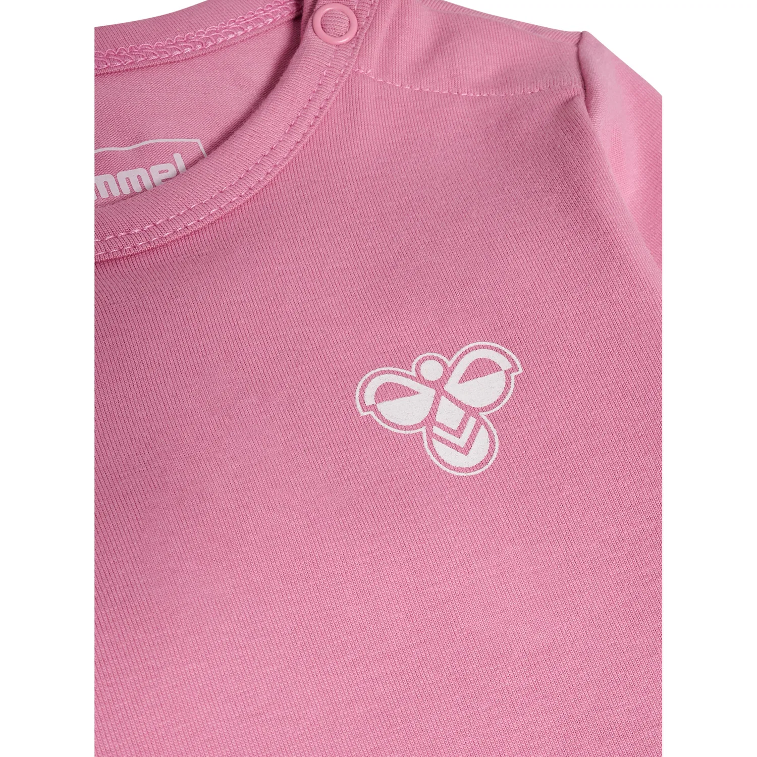 Детский боди-комбинезон с длинным рукавом Hummel Solid Mini, Роза