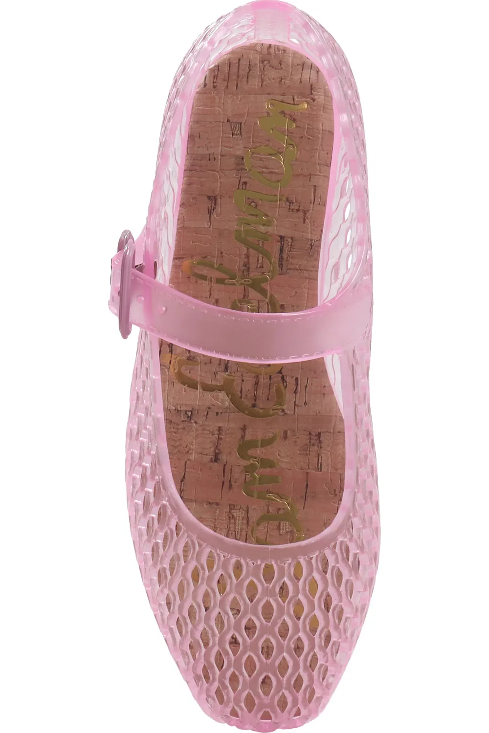Детские туфли слипоны с регулируемым ремешком Quinn Sam Edelman, розовый — фото 4