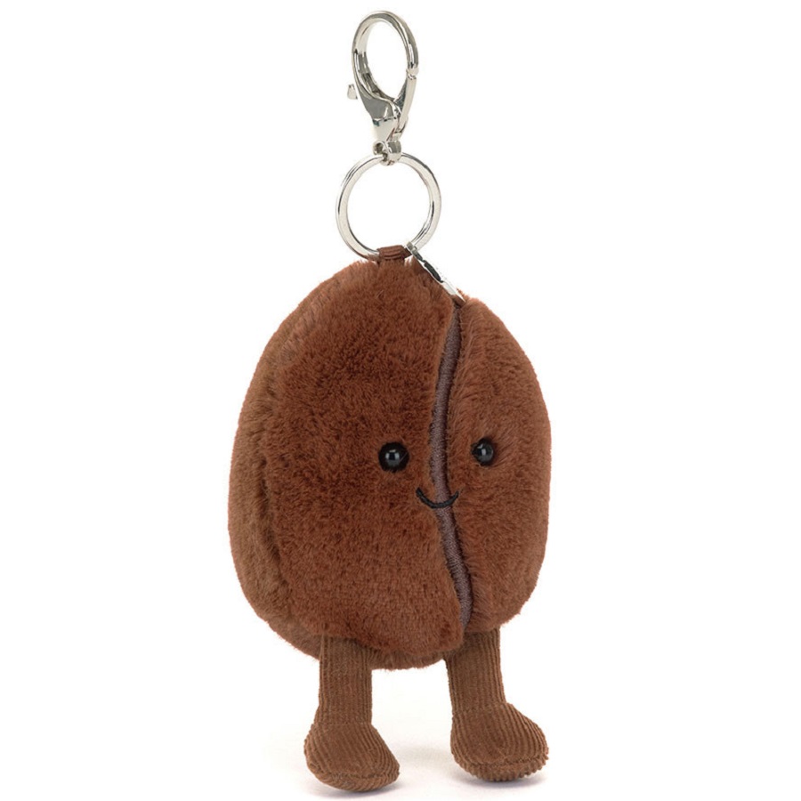 

Брелок Jellycat Amuseables Coffee Bean, коричневый