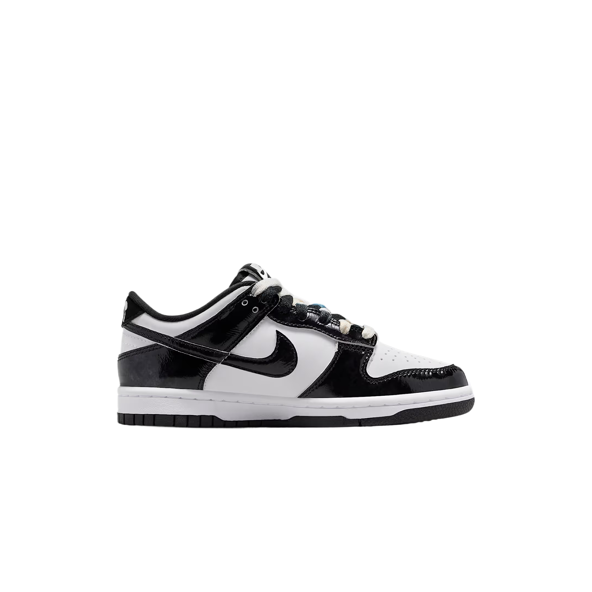 Кроссовки детские Dunk Mid top Kids' Training Shoes Kids Nike, черный/белый — фото 2