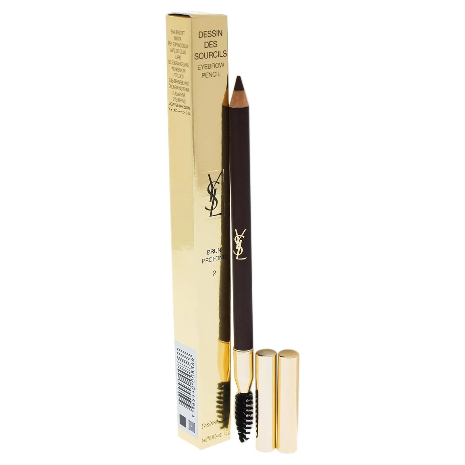 Карандаш для бровей Yves Saint Laurent, 1.1 г, N°2 - Brown Profond