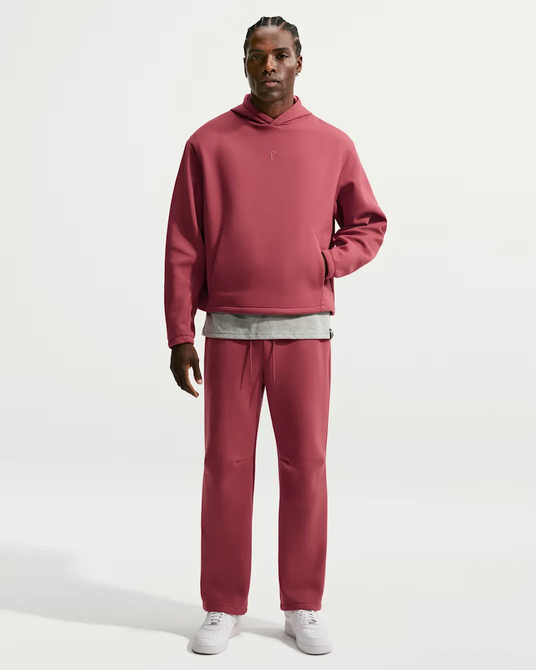 Мужская баскетбольная толстовка Nike Dri-FIT Pullover Kobe, Cedar/Cedar — фото 4