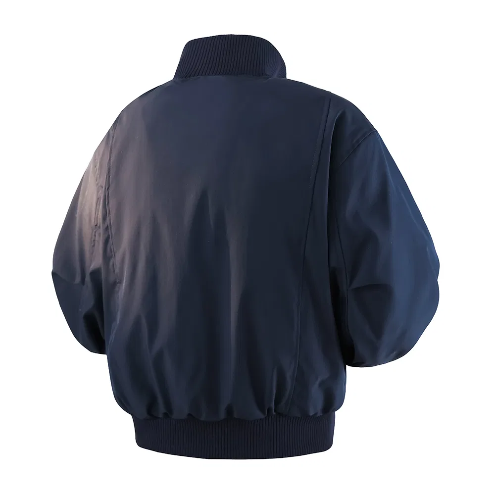Детское пальто-пуховик с воротником-стойкой PAL ONGACO, Navy Blue — фото 4