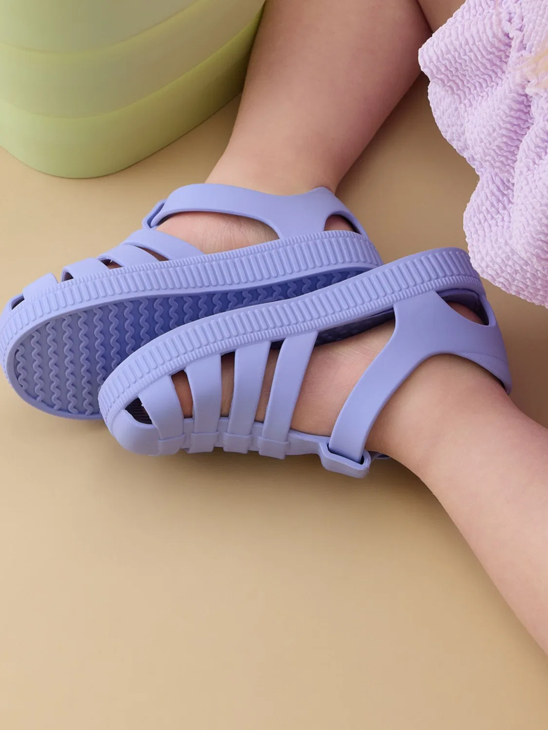 Сандалии Jelly Sandals KIDLY by MORI, фиолетовые — фото 2