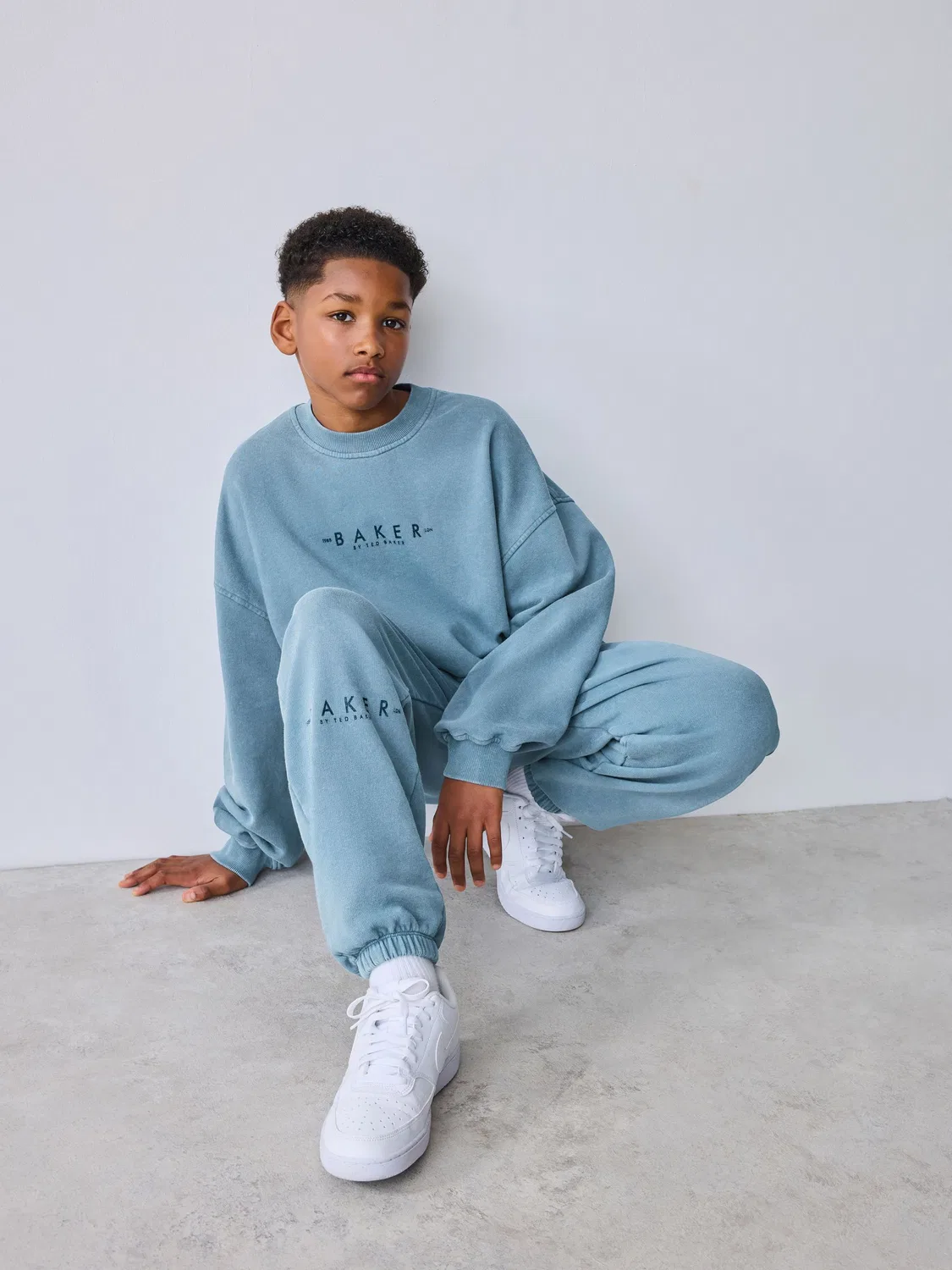 Спортивный костюм Oversized Washed Baker by Ted Baker, синий — фото 2