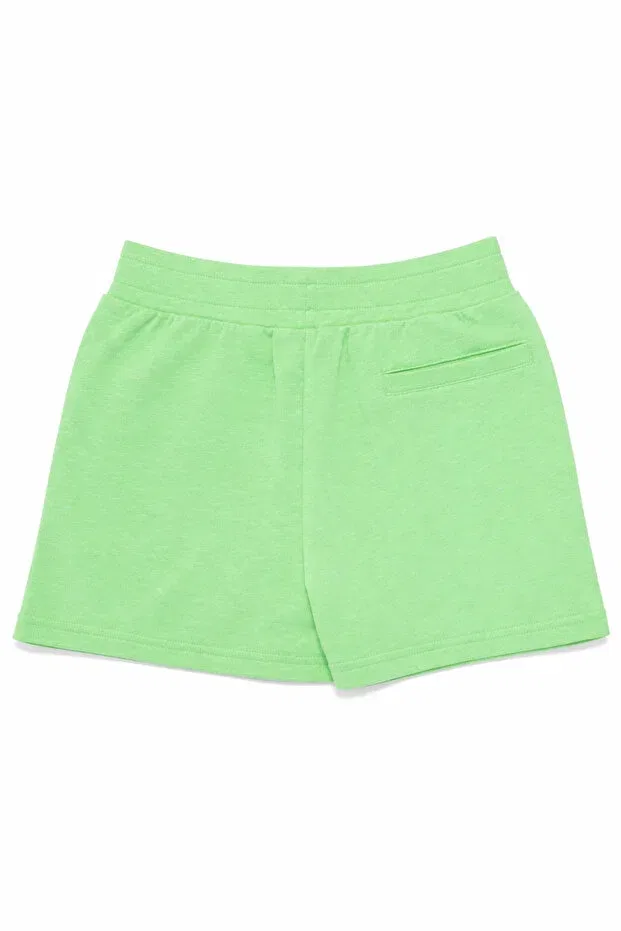Детские шорты для девочек хлопковые Brz Kids, Water Green — фото 3
