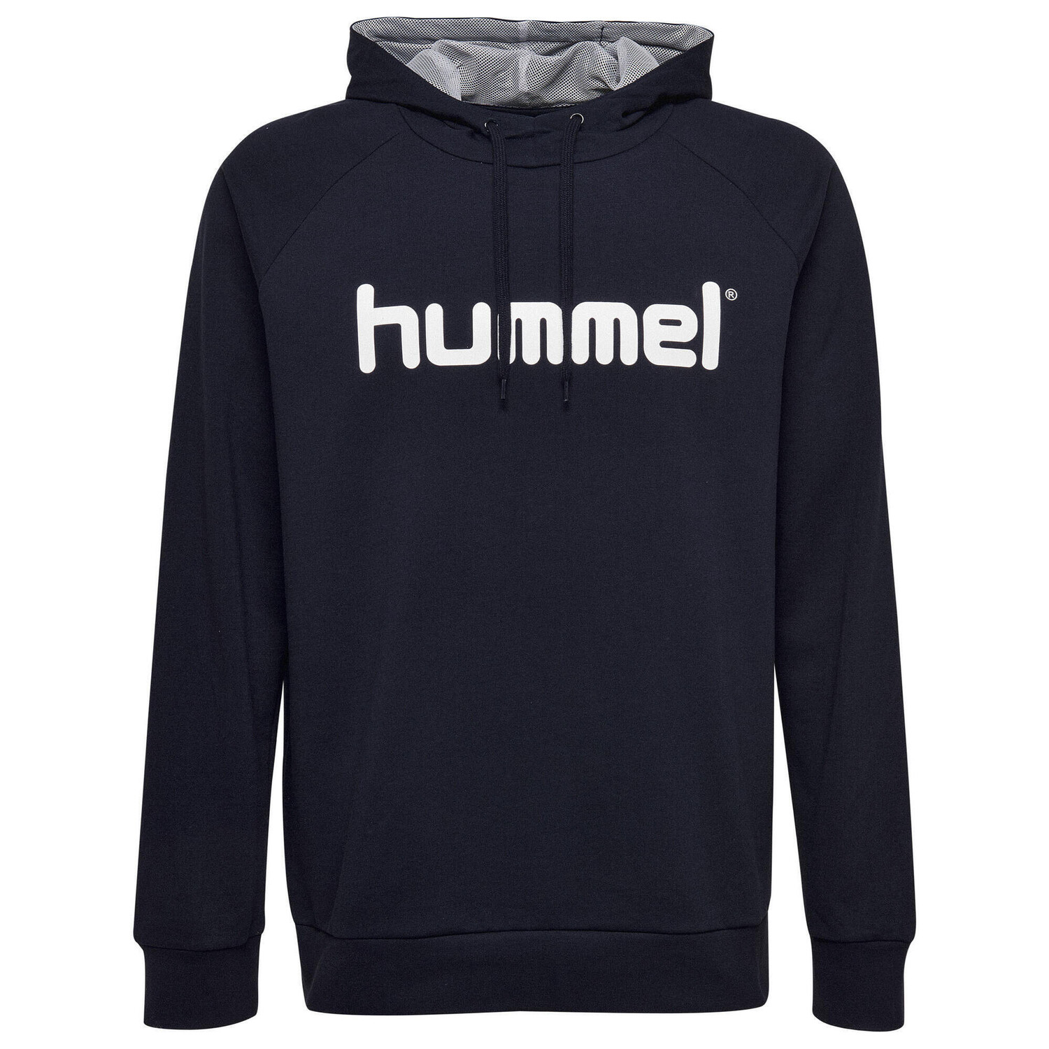 

Hmlgo Cotton Logo Hoodie Мужская хлопковая толстовка с капюшоном HUMMEL, бирюзовый/темно-синий/темно-синий