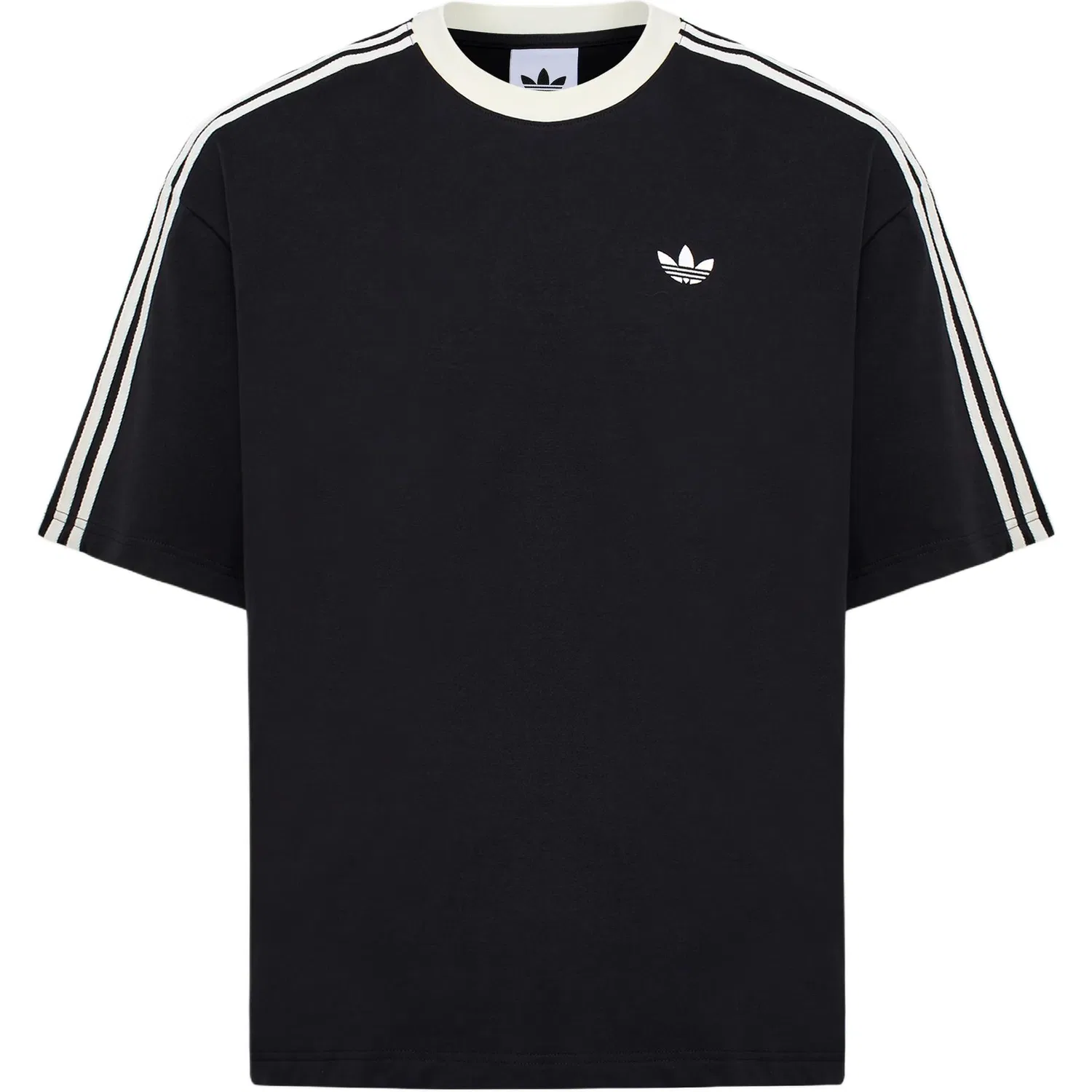 Мужская футболка с круглым вырезом Adidas Originals, черный