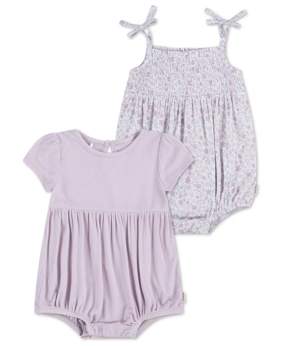 Комплект боди-комбинезонов с коротким рукавом Huggies, Purple