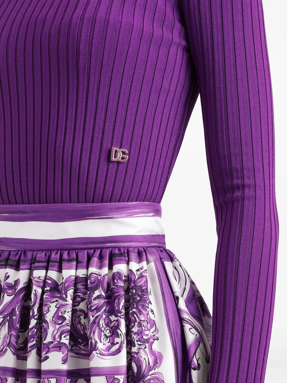 Dolce & Gabbana Джемпер фиолетовый — фото 4
