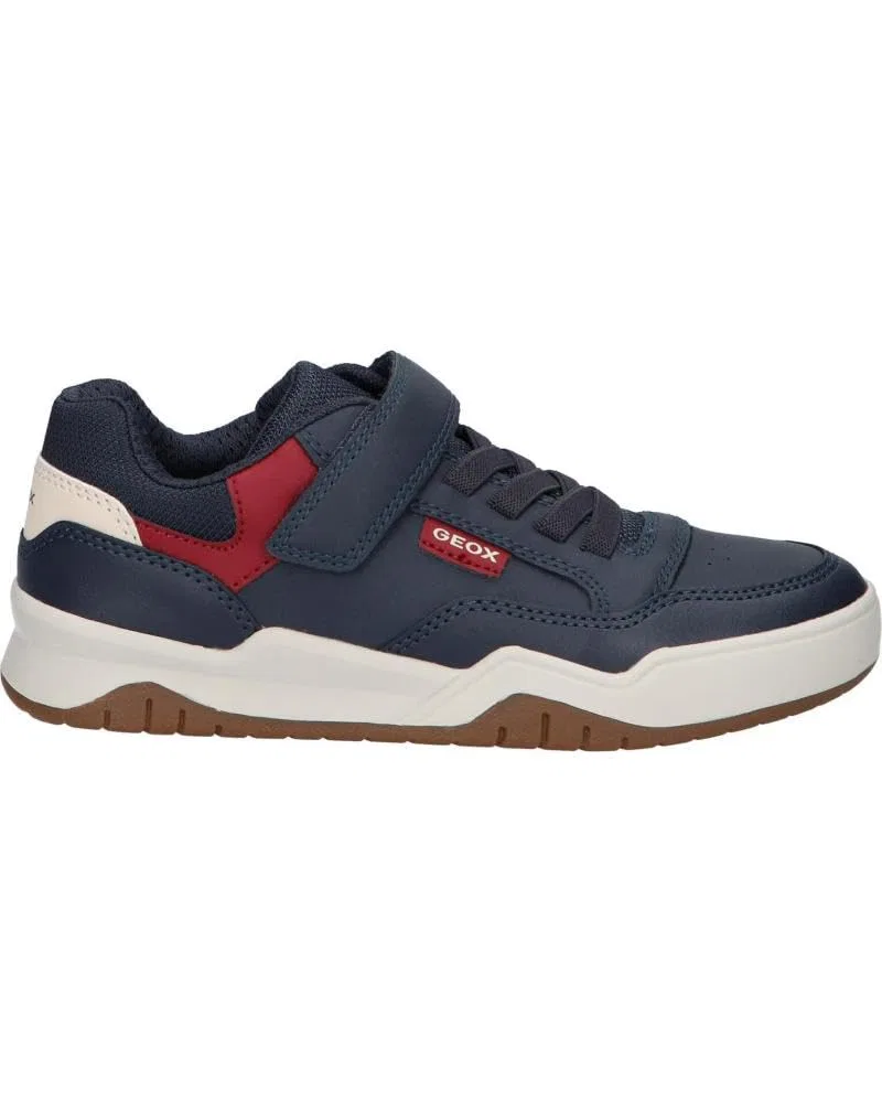 Детские кроссовки для мальчиков с липучкой J Perth Boy E Geox, Blue
