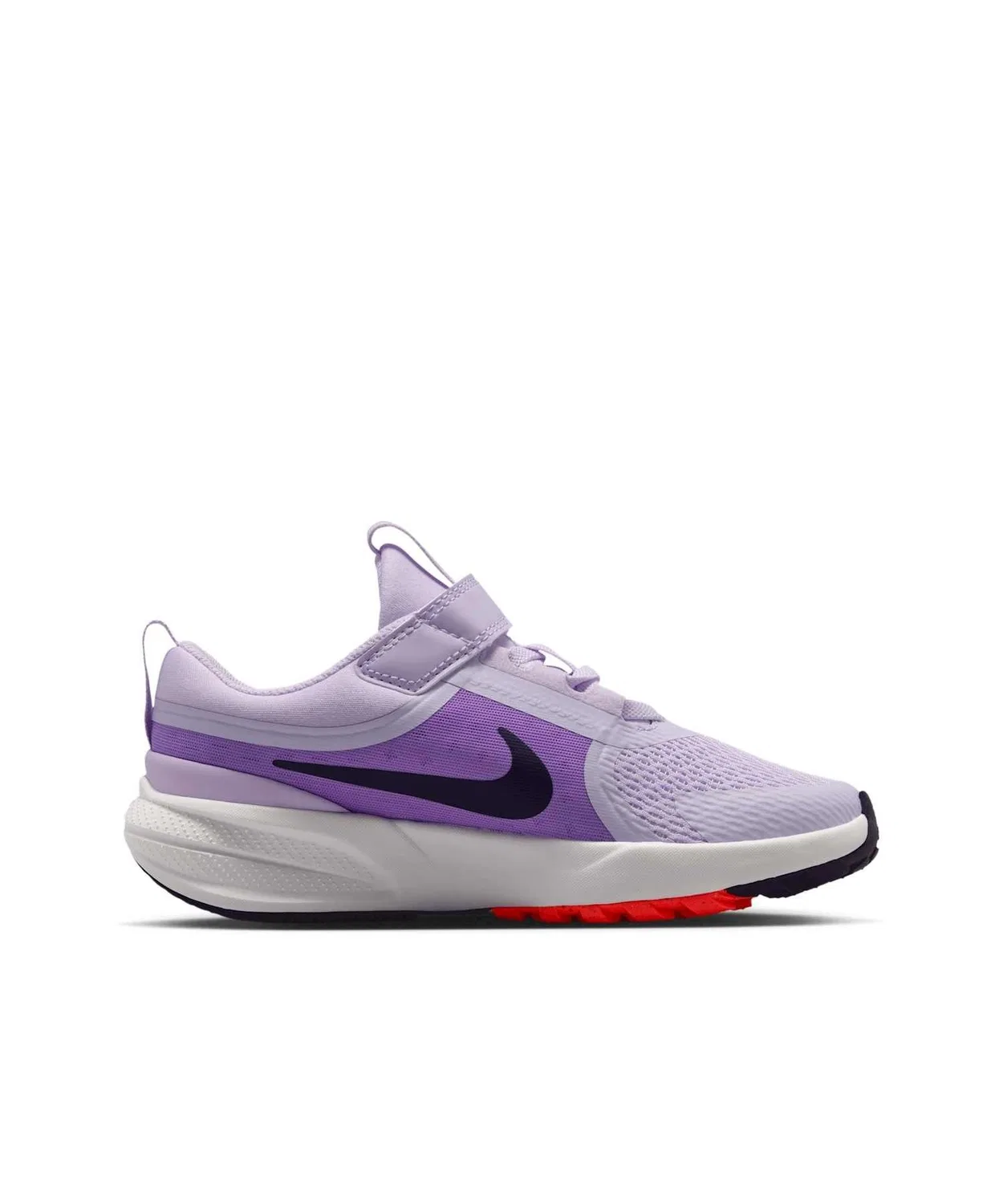 Детские кроссовки с длинным шнурком и липучкой Nike Star Runner 5, Violet Mist — фото 3