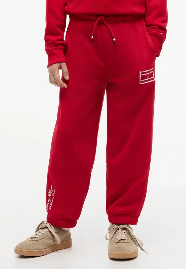 Брюки с принтом Tommy Hilfiger, красный