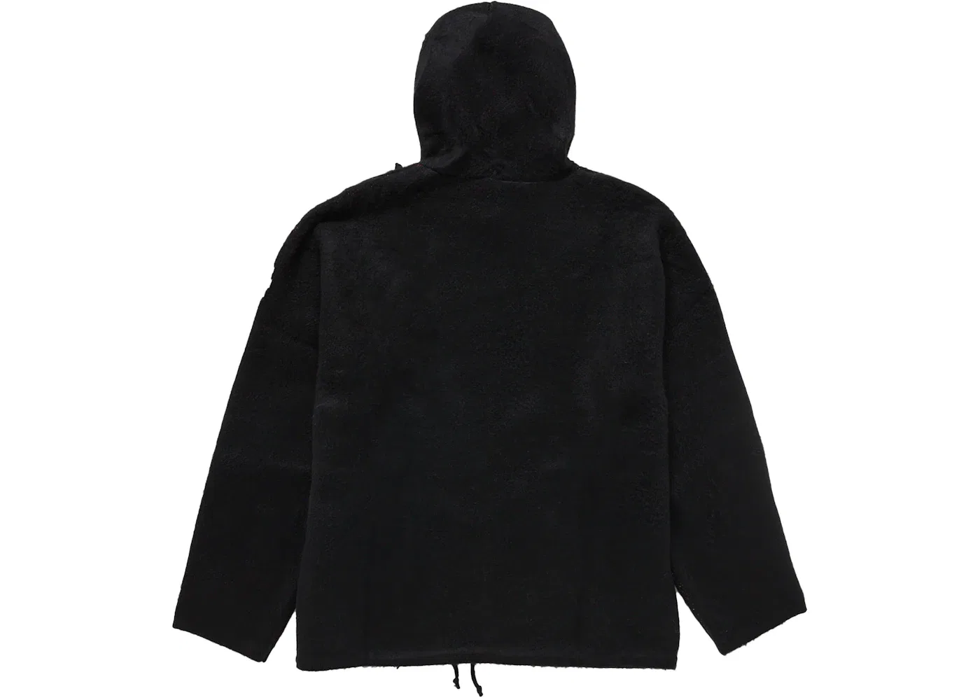 Мужской свитер на молнии Supreme Accent Brushed Zip Up Hooded Sweater, Black — фото 2
