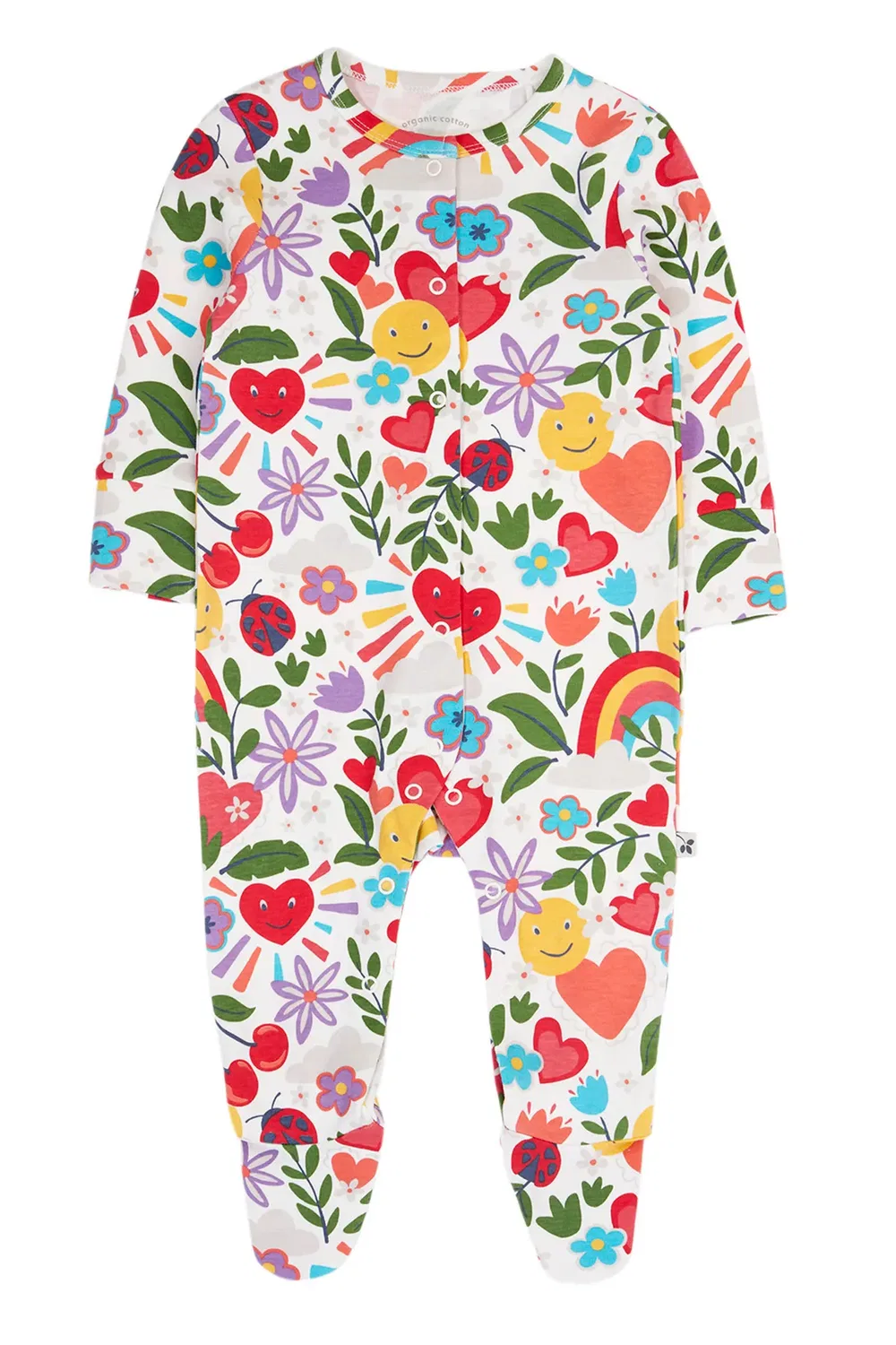 Детский боди-комбинезон Lovely babygrow Frugi, Multi