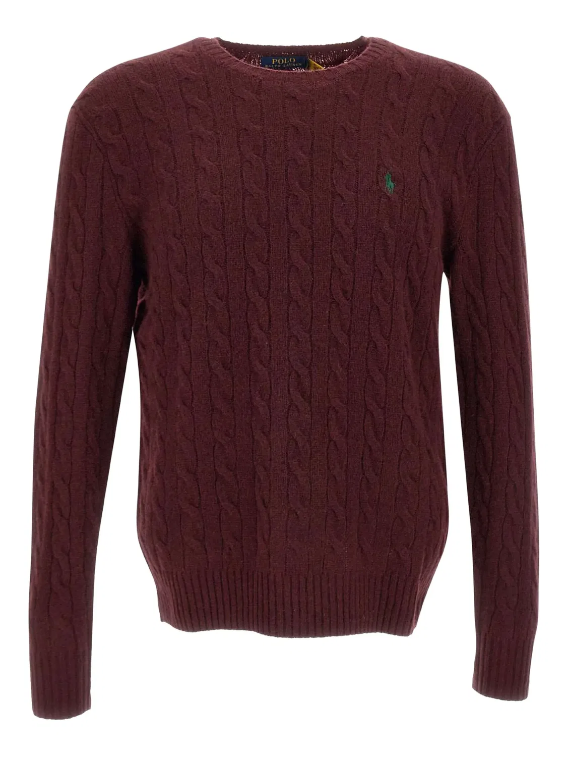 Свитер с кабельной вязкой Polo Ralph Lauren, красный