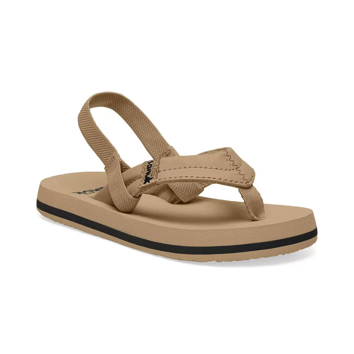 Детские сандалии с открытым носком Wavy Sanuk, Tan