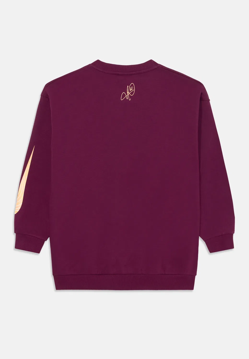 Толстовка унисекс с символикой клуба Килиана Мбаппе Nike Performance, Bordeaux/Orange Pulse — фото 2