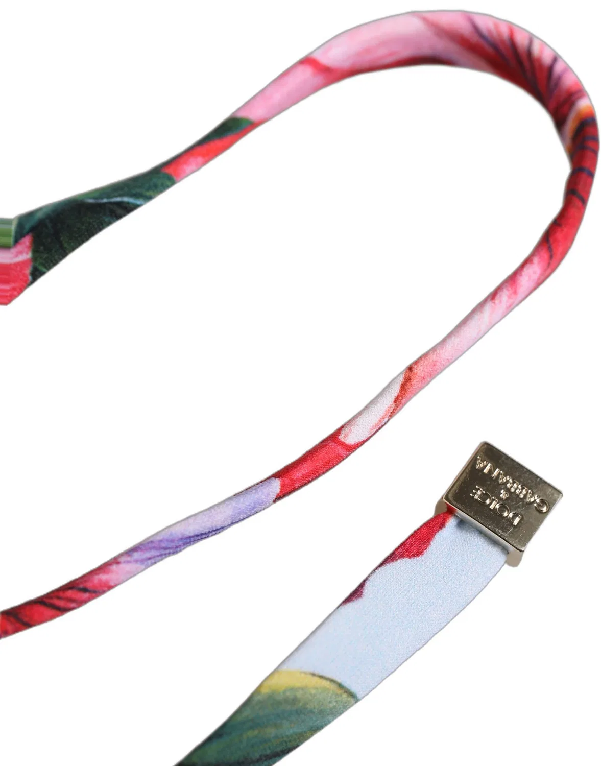 Женский топ бикини с цветочным принтом треугольный Multicolor Floral Triangle Beachwear Dolce & Gabbana, Multicolor — фото 3