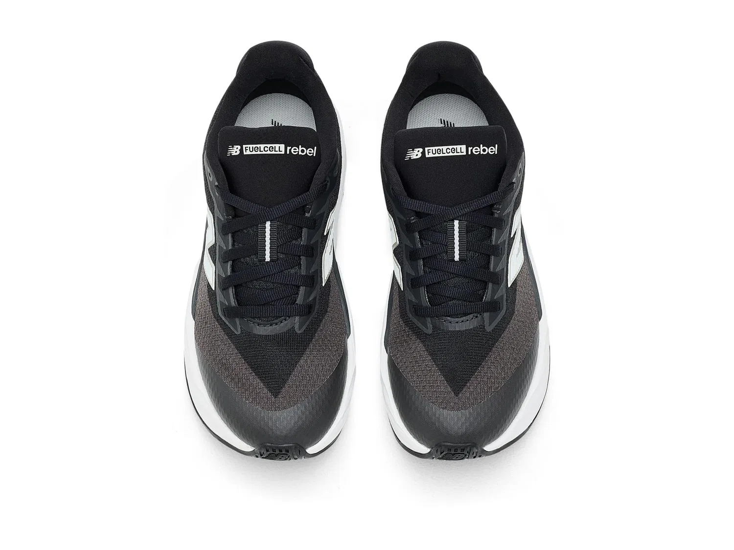 Кроссовки FuelCell Rebel Lace (для детей постарше) New Balance Kids, Black/White — фото 3