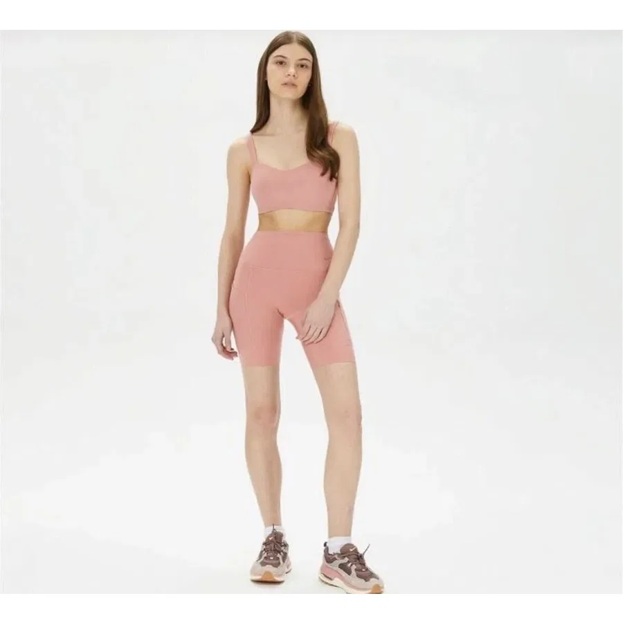 Спортивный бюстгальтер с средним уровнем поддержки Dri-Fit Alate Ellipse Medium-Support Padded Training, Nike, Пудрово-розовый — фото 3