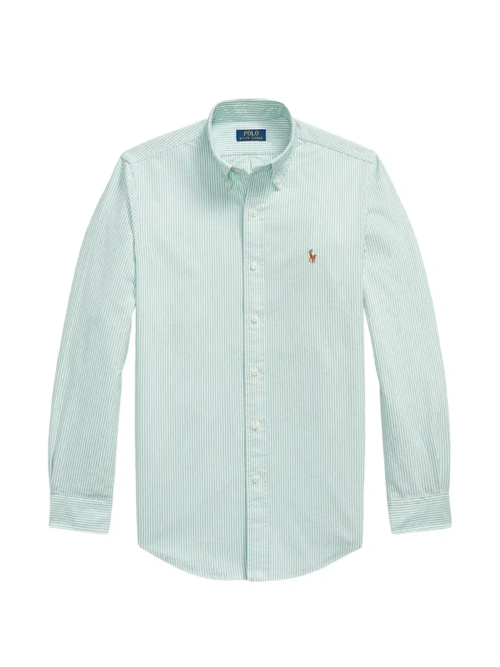 Рубашка оксфорд в полоску Polo Ralph Lauren, зеленый
