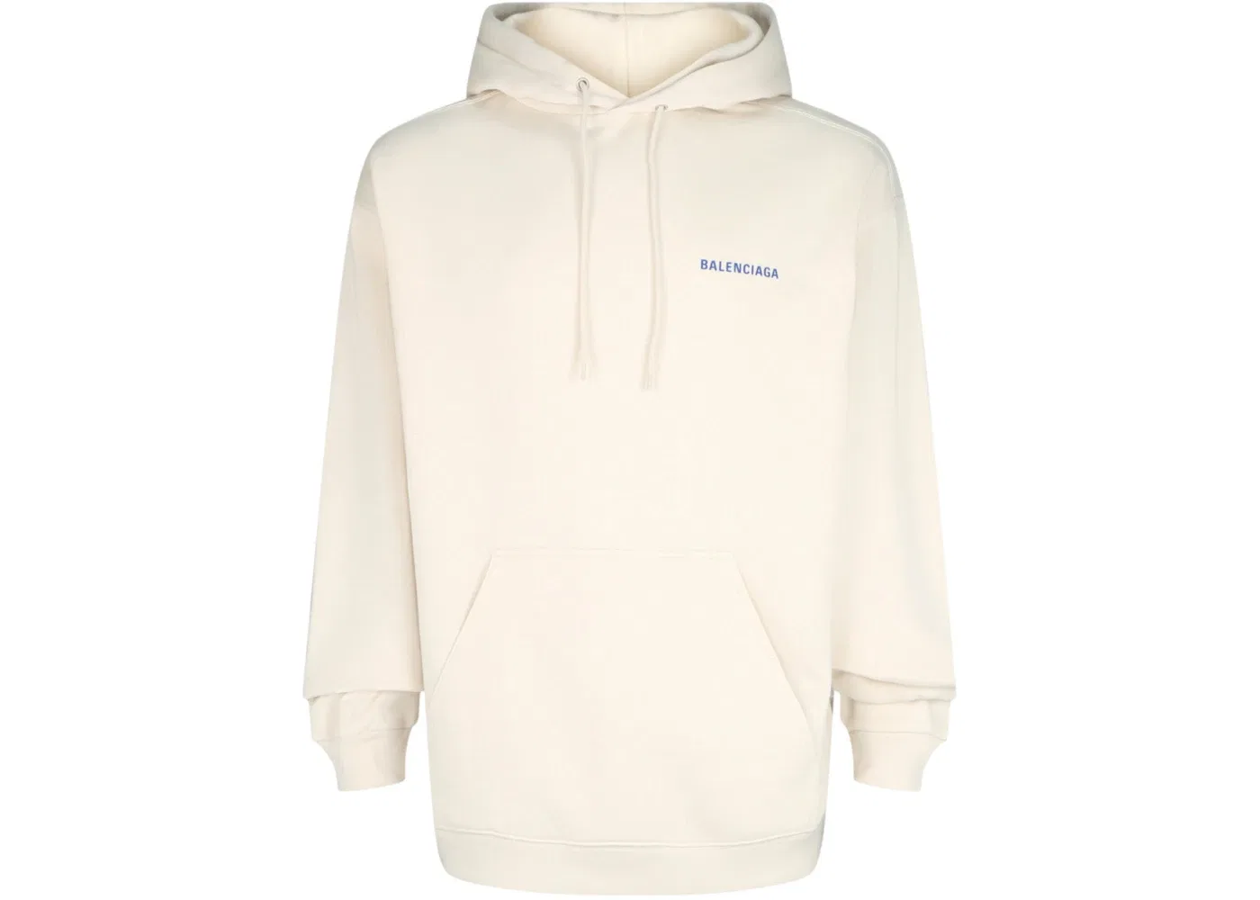 Мужское худи с логотипом Logo Medium Fit Balenciaga, цвет Chalky/White/Blue