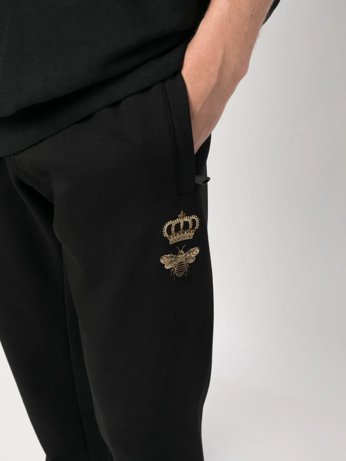 Dolce & Gabbana Трековые брюки черные — фото 3