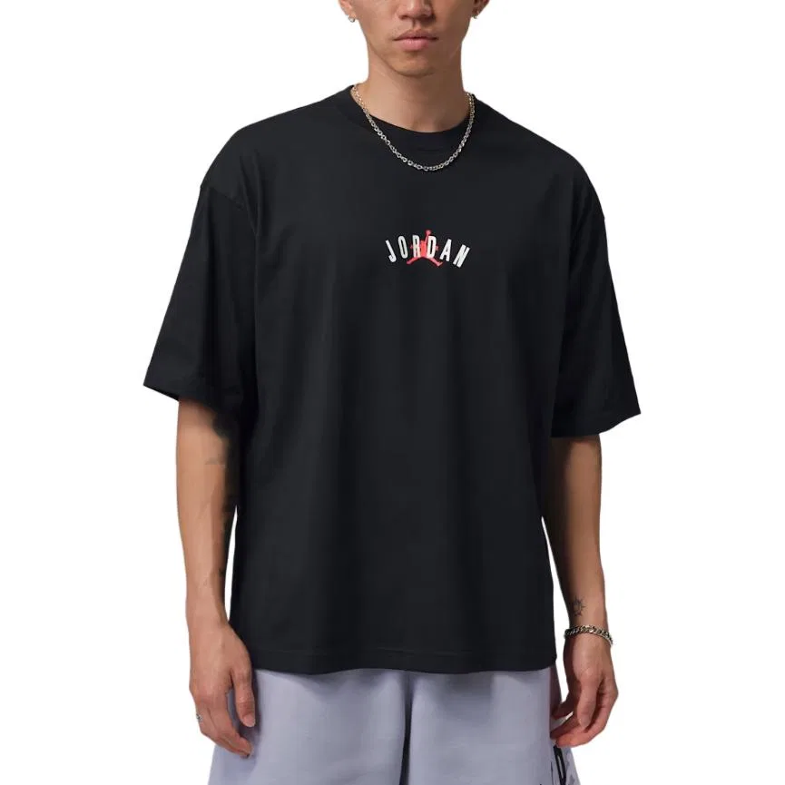 Мужская футболка оверсайз Black Jordan