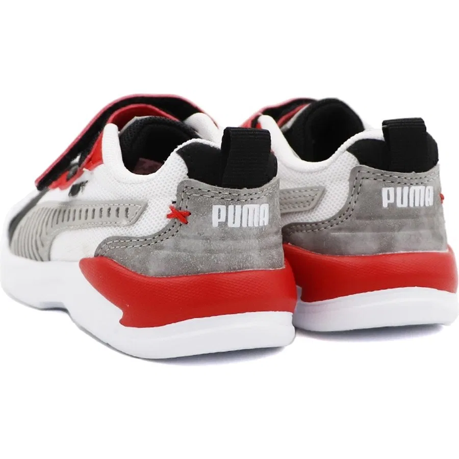 Детские кроссовки с шнуровкой X-Ray 3 Puma, Белый — фото 4
