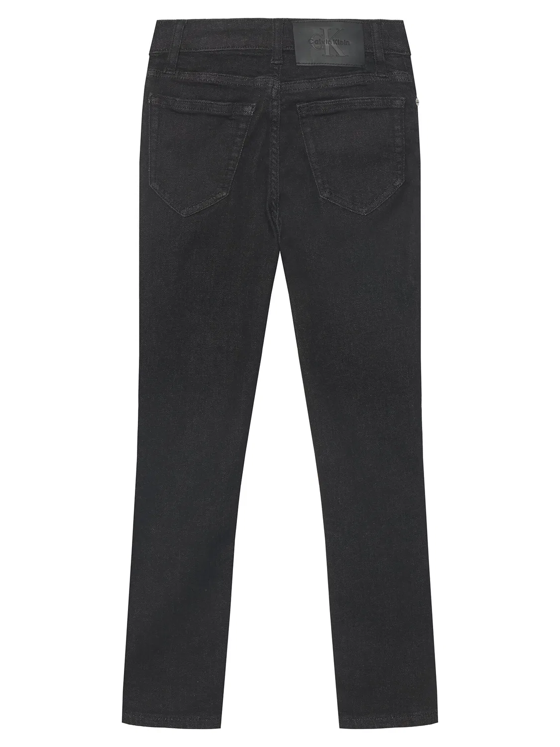 Джинсы приталенного кроя для девочки Calvin Klein Jeans, черный — фото 2