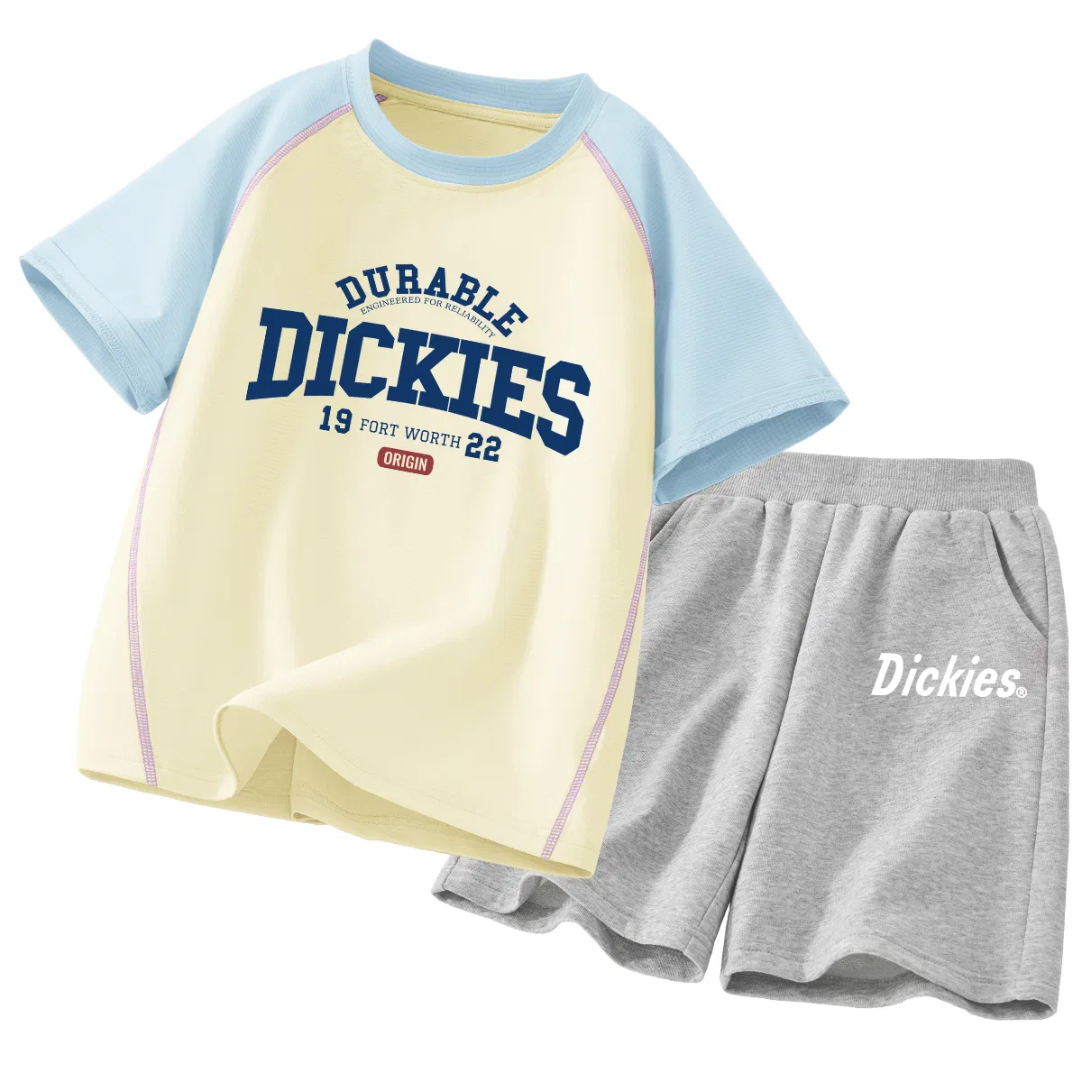 Детский спортивный комплект с принтом Academy Standard Blue/Yellow и Slim Standard K Gray, Dickies, S Academy Standard Blue/Yellow+S B Slim Standard K Gray