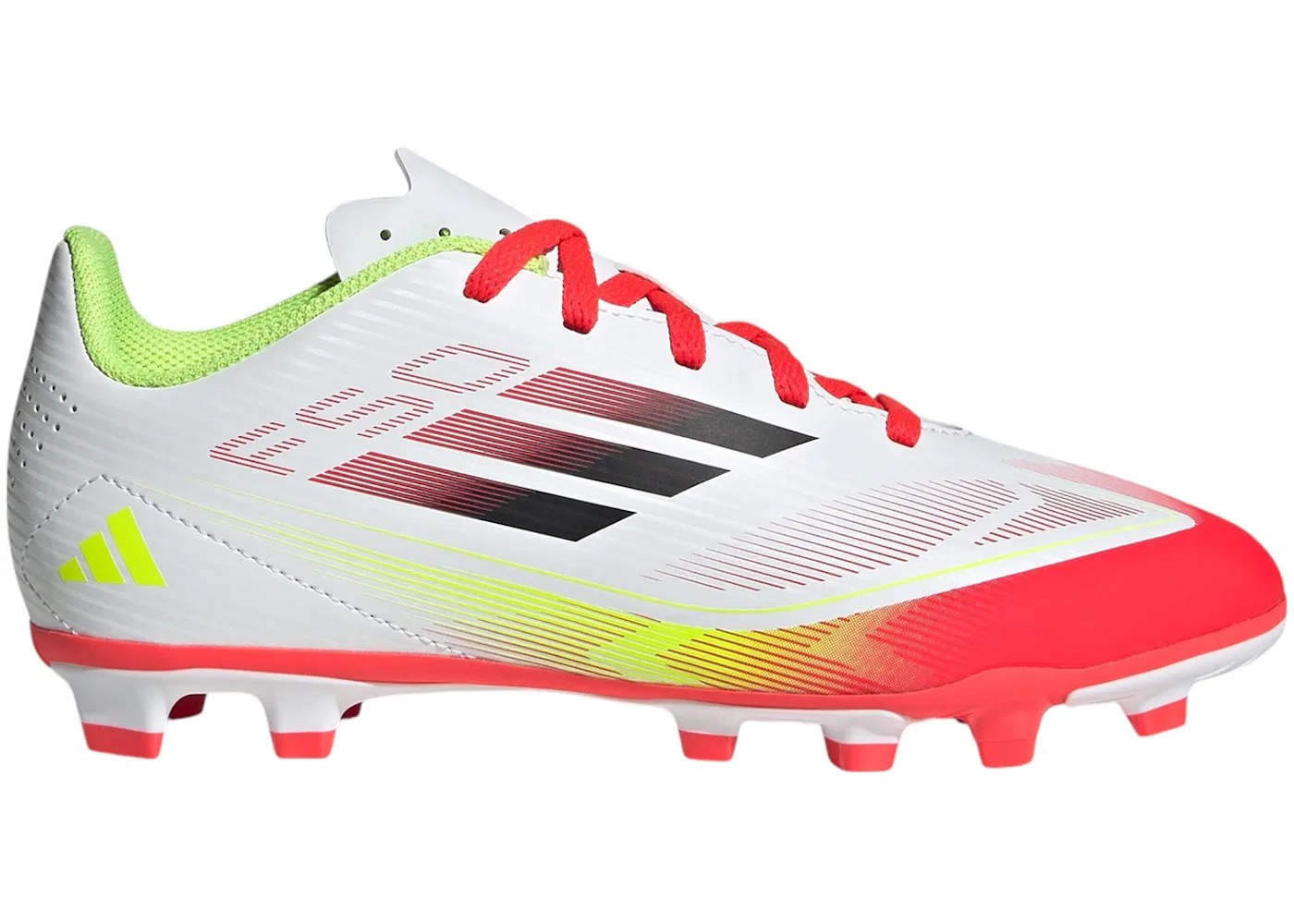 Детские бутсы fg/mg Adidas F50 Club Cloud White Core Black Solar Yellow