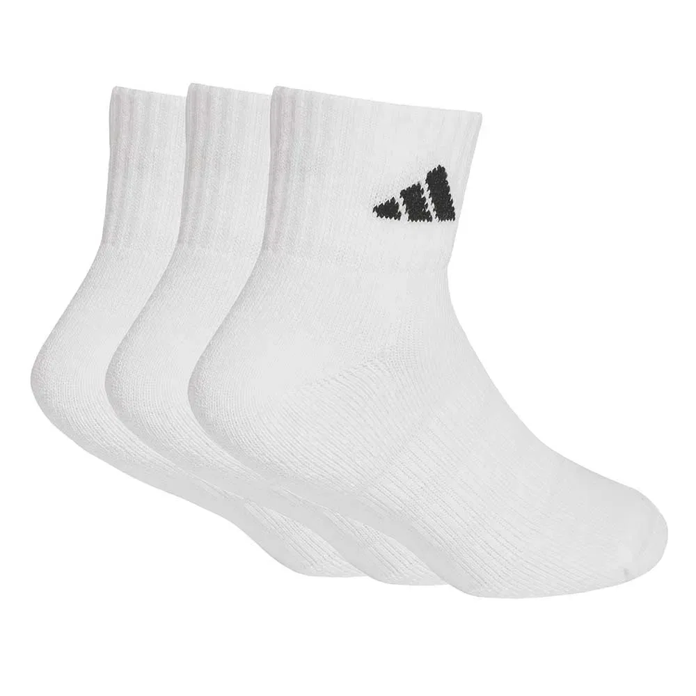 Носки спортивные Adidas Cushioned Sportswear Ankle 3 пары, белый — фото 2