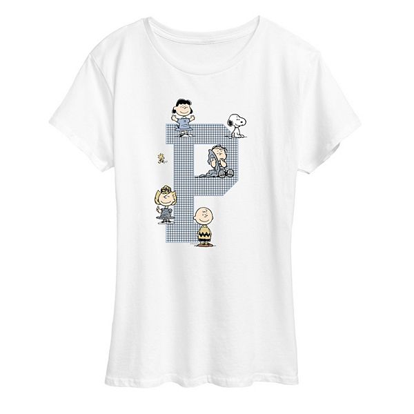 

Футболка с принтом Peanuts Collegiate Letterman Licensed Character, White