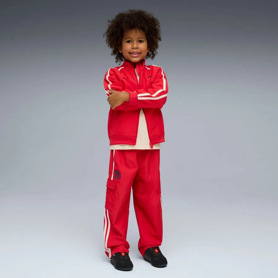 Детские спортивные штаны Puma x Paw Patrol T7, Красный — фото 3