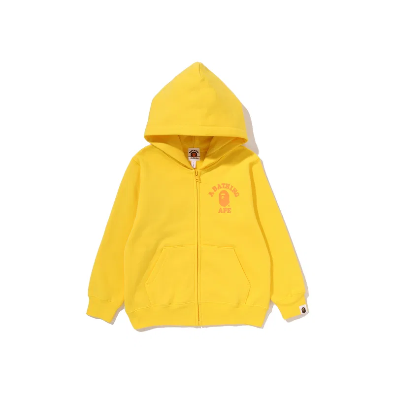 Детский худи с капюшоном A BATHING APE, Yellow YEX